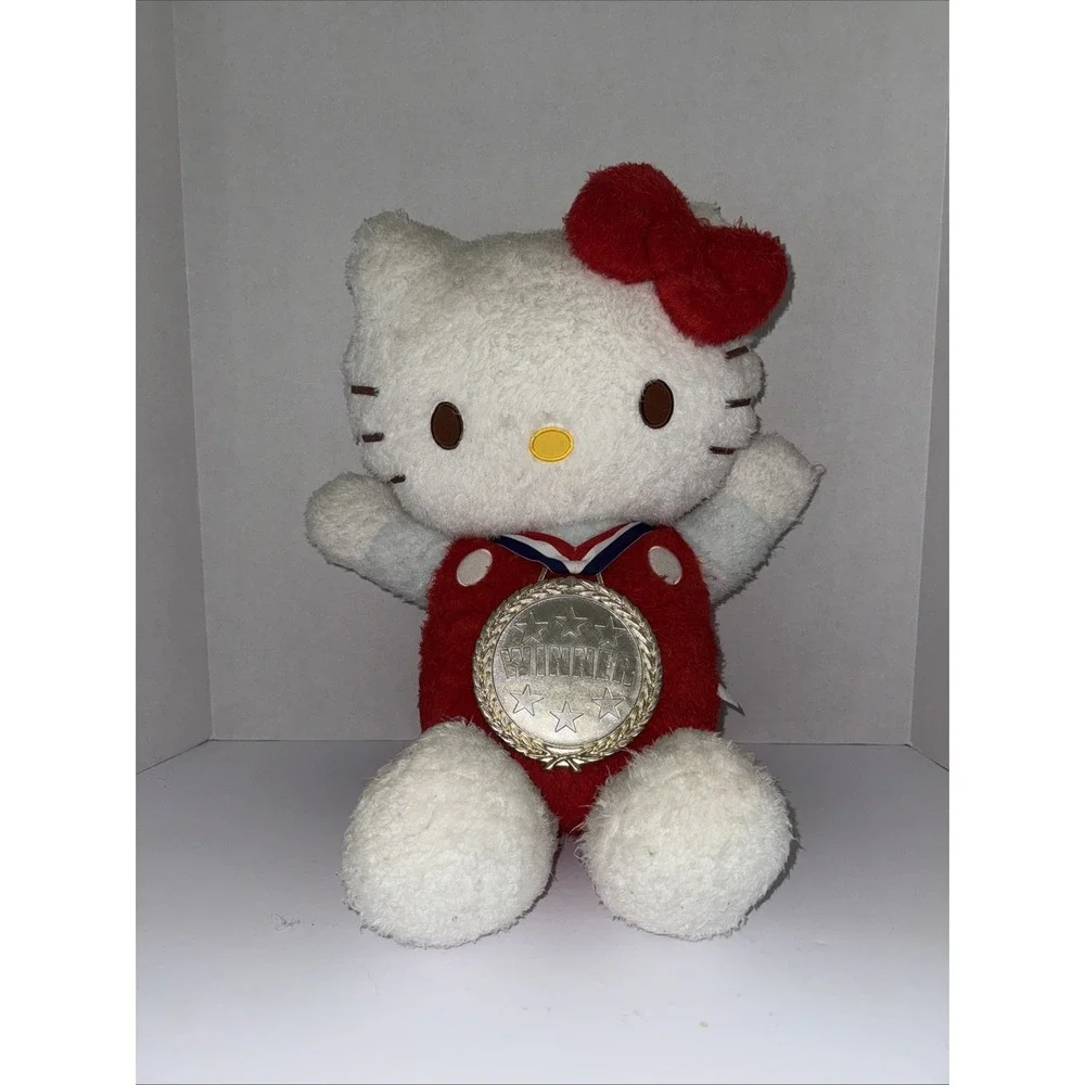 Hello Kitty Team USA Olympian plush toy by Sanrio  2005 Very Rare Large 24